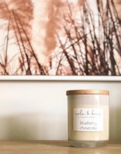 Load image into Gallery viewer, Blueberry Cheesecake soy wax candle 270g